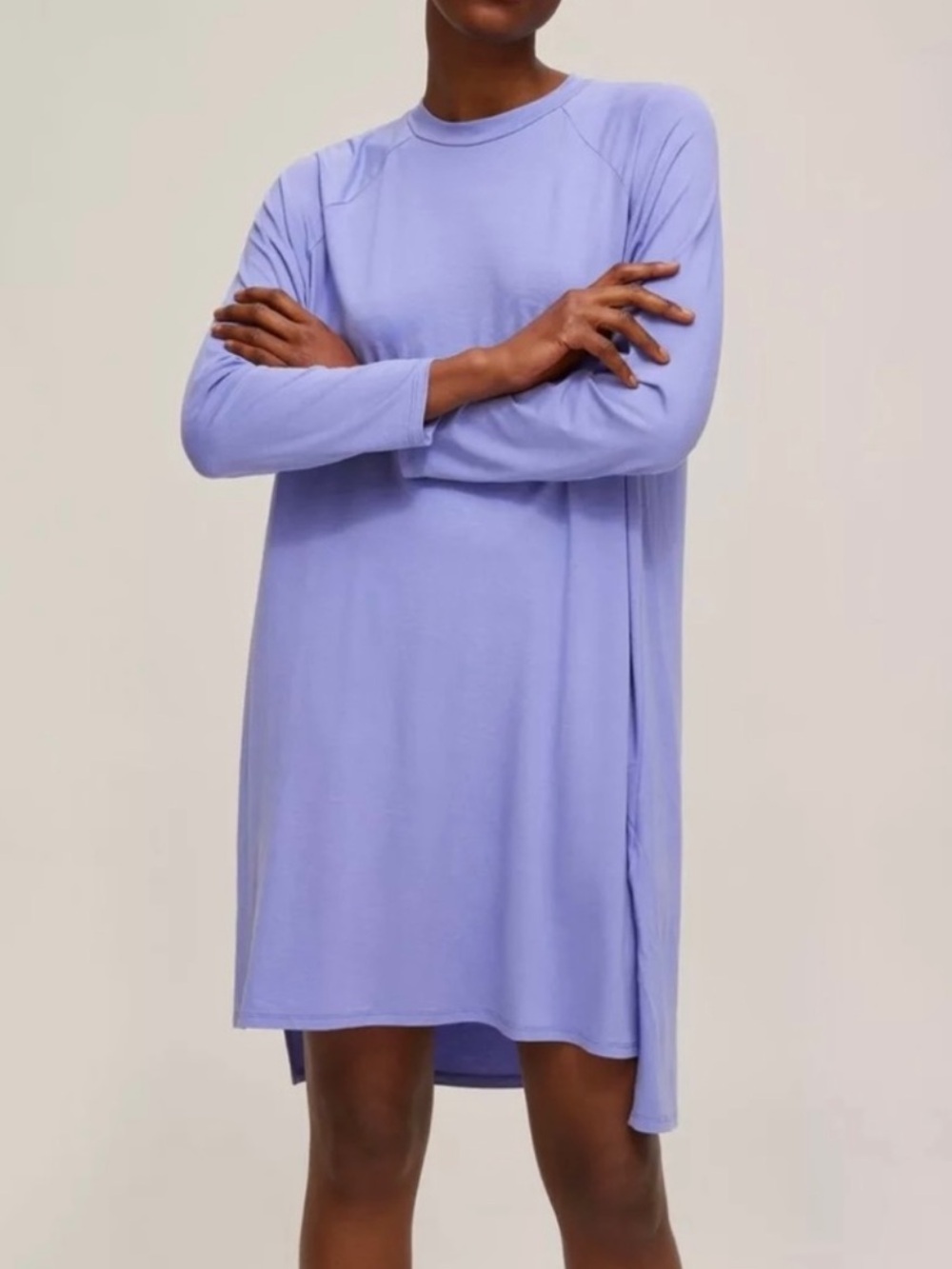 Eileen Fisher hydrangea viscose jersey dress